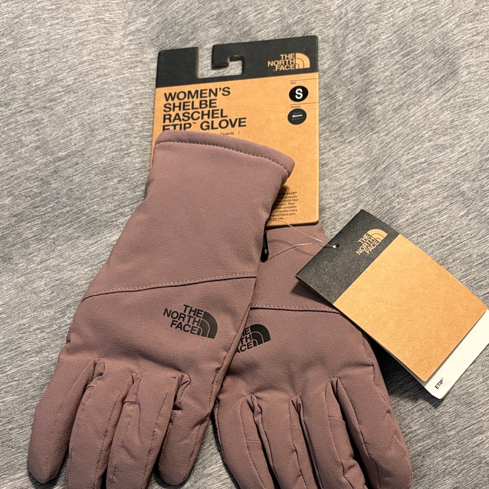 The North Face Women's Shelbe Raschel Etip Gloves in Mauve